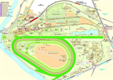 map flemington racecourse